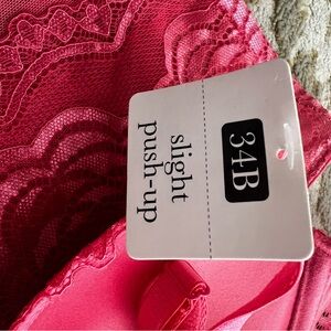 Elegant Pink Lace Bra and Panty Set